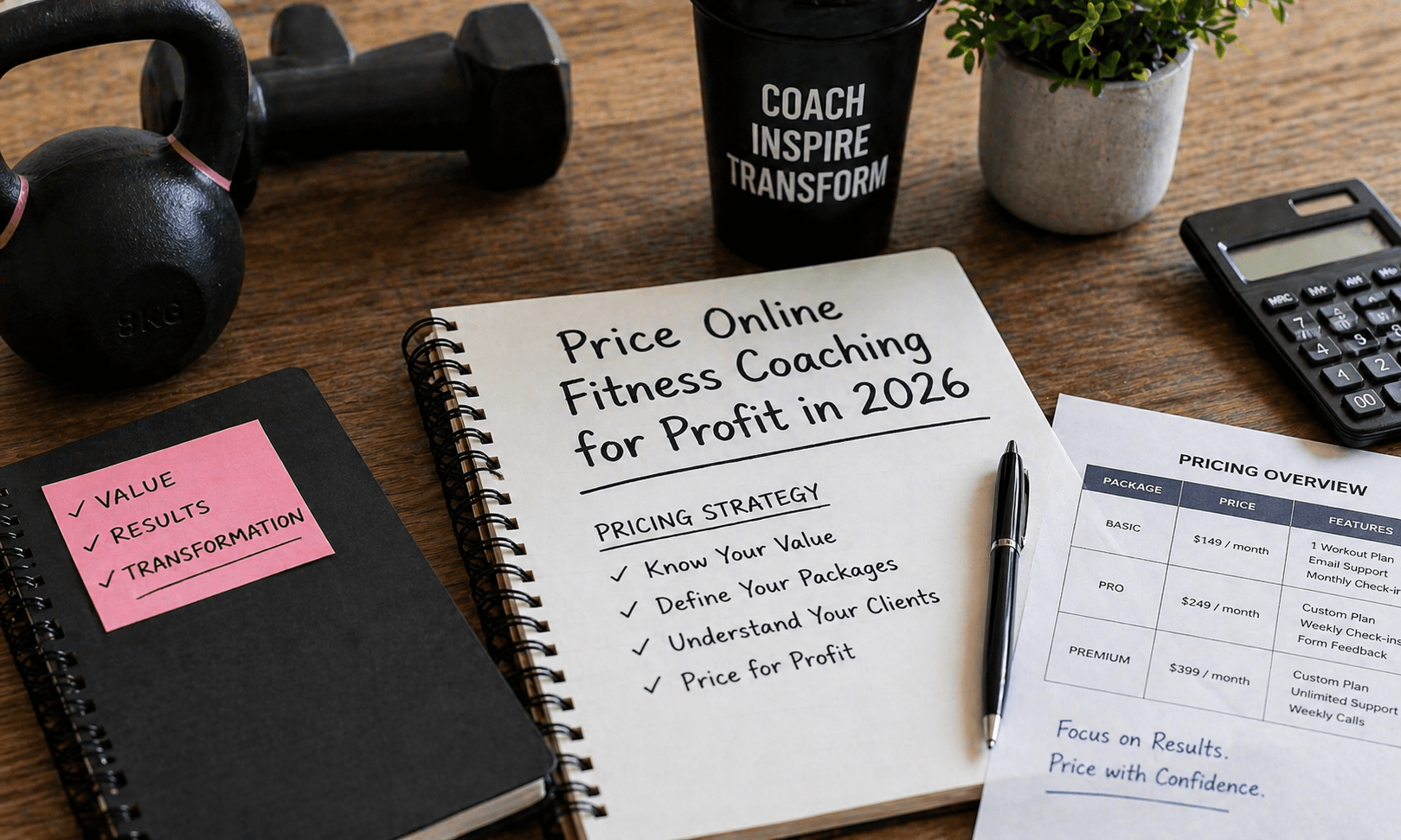 Price Online Fitness Coaching for Profit in 2026